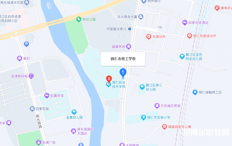 銅仁市技工學(xué)校地址，乘車路線