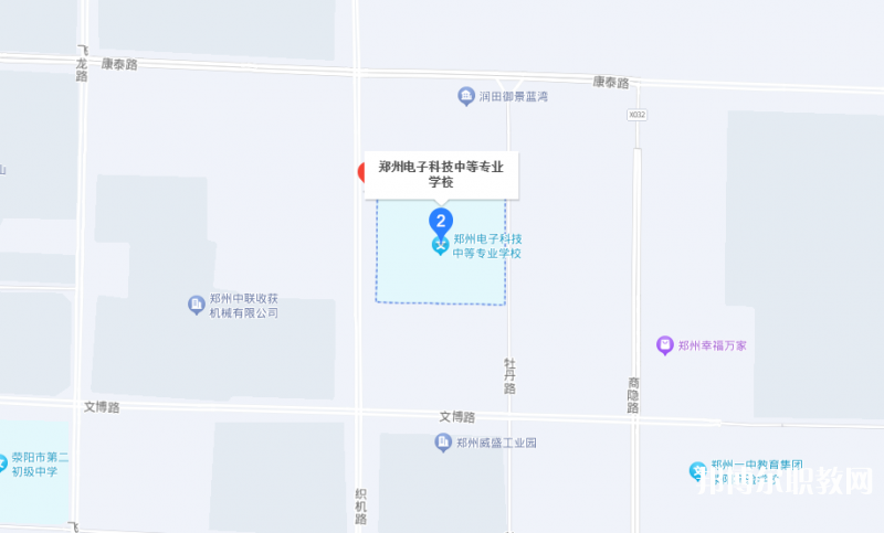 中牟電子科技中等專業(yè)學(xué)校地址，乘車路線