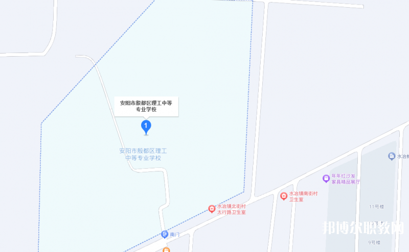 安陽市殷都區(qū)理工中等專業(yè)學(xué)校地址，乘車路線