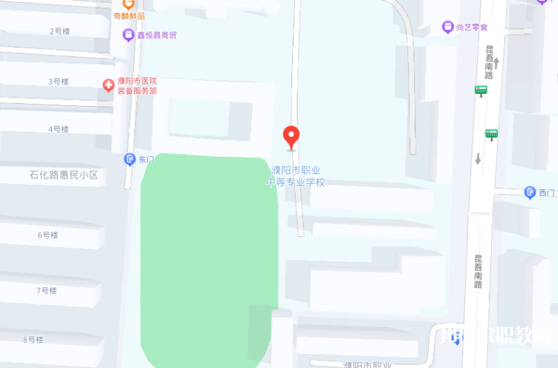 濮陽油田職業(yè)中等專業(yè)學(xué)校地址，乘車路線