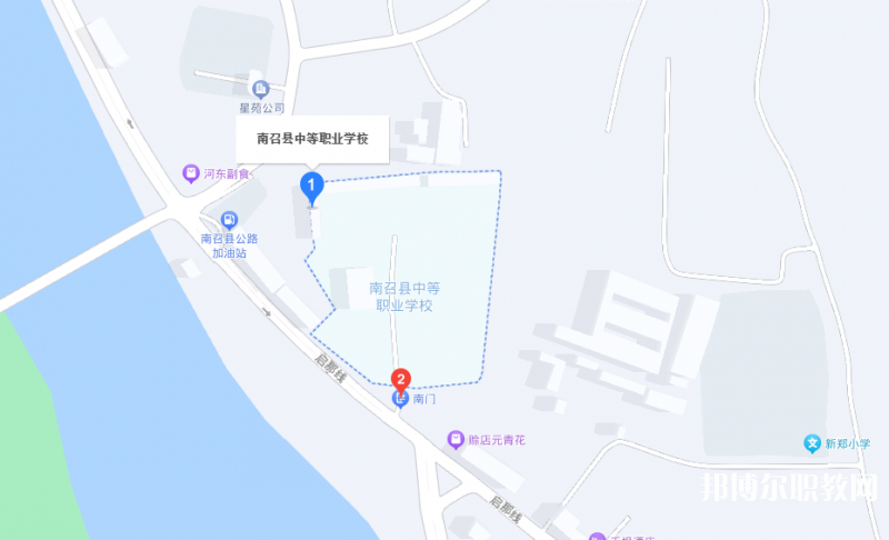 南召縣培英中等職業(yè)學(xué)校地址，乘車路線