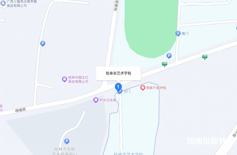 桂林市藝術學校地址，乘車路線