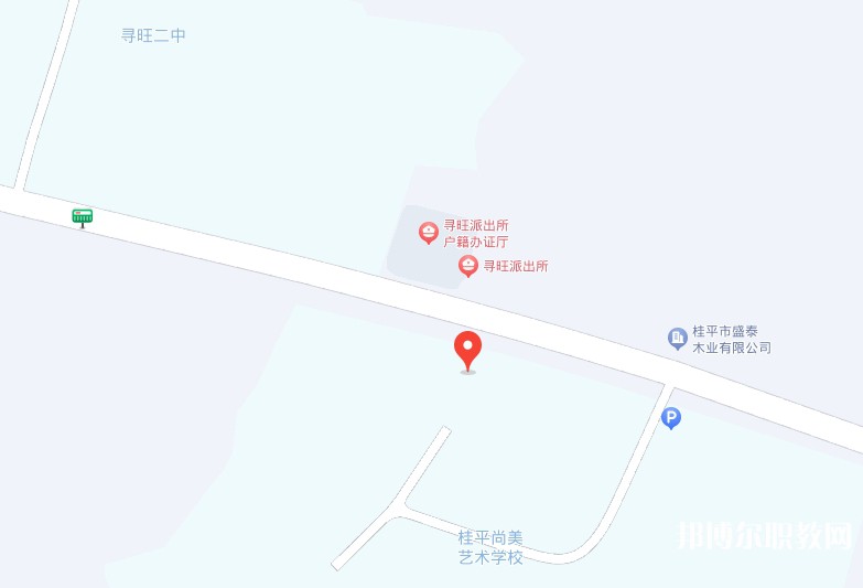 桂平尚美藝術(shù)學(xué)校地址，乘車路線