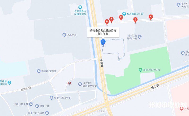 濟(jì)南市公共交通職業(yè)高級中學(xué)地址，乘車路線