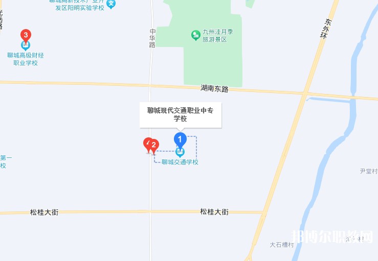 聊城現(xiàn)代交通職業(yè)中等專業(yè)學校地址，乘車路線