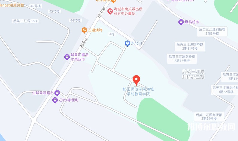 鞍山市廣播電視學(xué)校地址，乘車路線