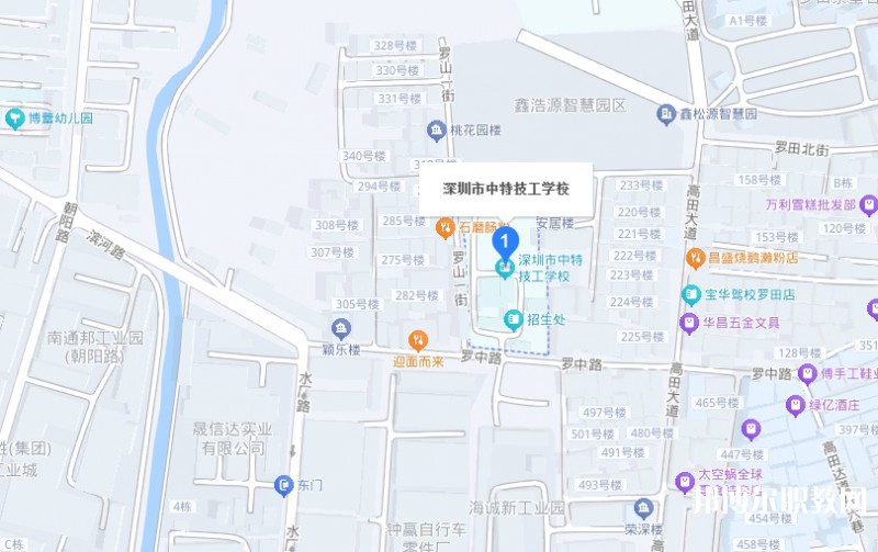 深圳市中特技工學(xué)校地址，乘車路線