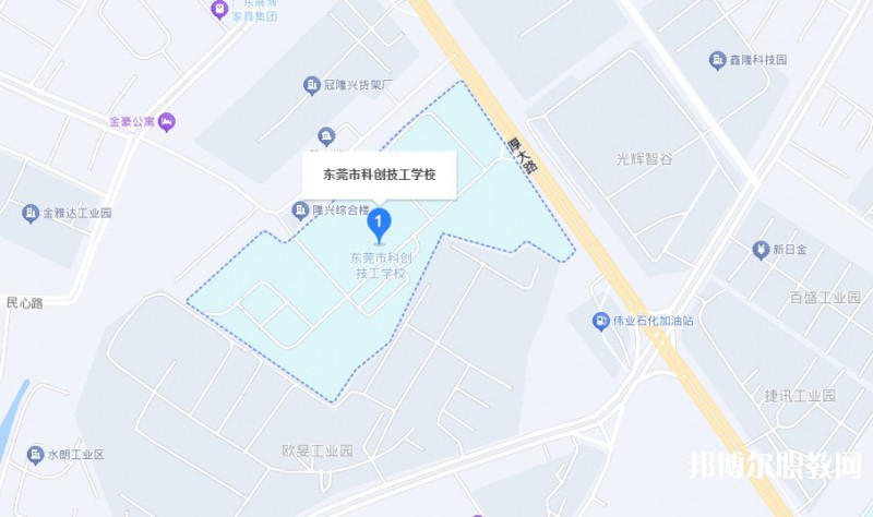 東莞市科創(chuàng)技工學(xué)校地址，乘車路線